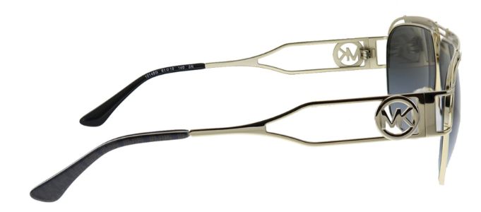 Michael Kors Vienna MK 1102 10148G Aviator Metal Gold Sunglasses with Grey Gradient Lens sold by Gaffos