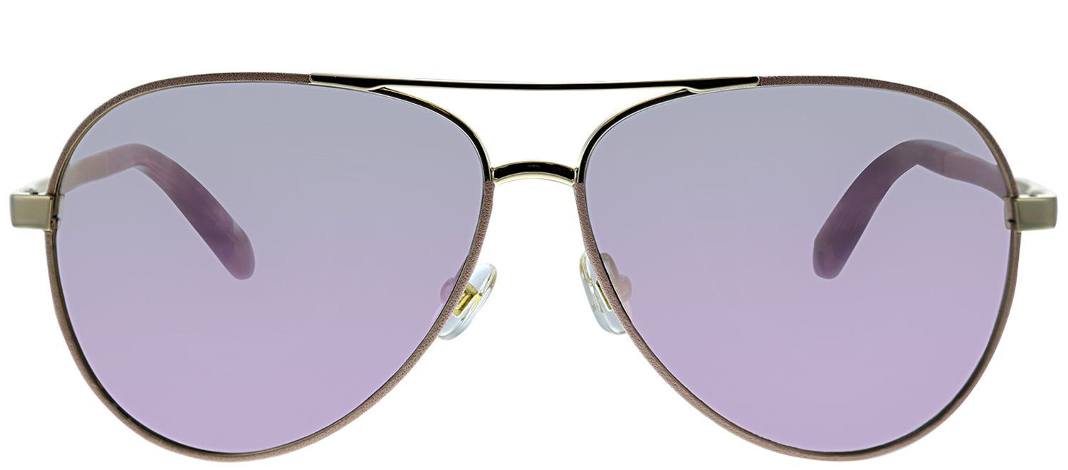 Kate Spade KS Amarissa EYR Aviator Metal Gold Sunglasses with Pink Gradient Lens sold by Gaffos