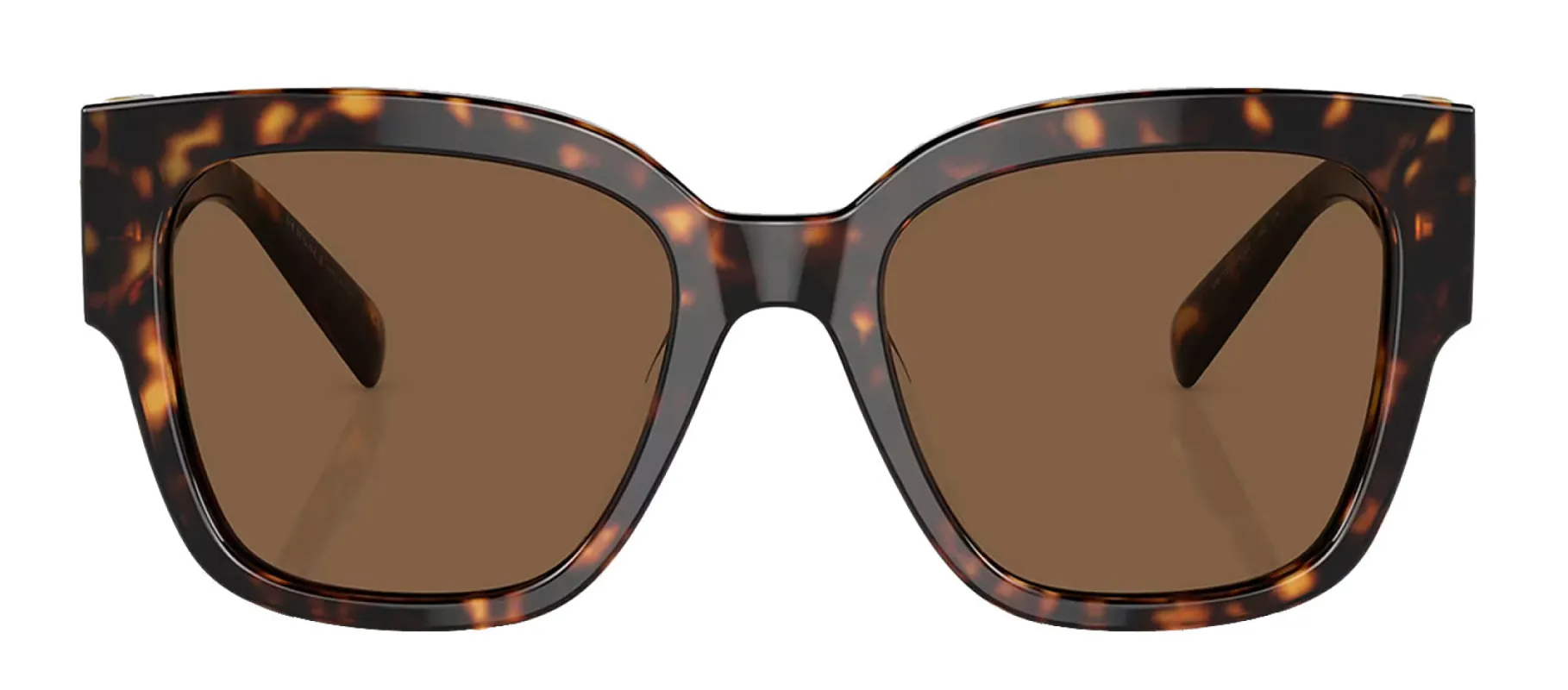 Versace VE 4437U 108/73 Square Plastic Havana Sunglasses with Brown Lens sold by Gaffos