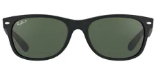 Ray-Ban New Wayfarer RB 2132 622/58 Wayfarer Plastic Black Sunglasses with Green Polarized Lens sold by Gaffos