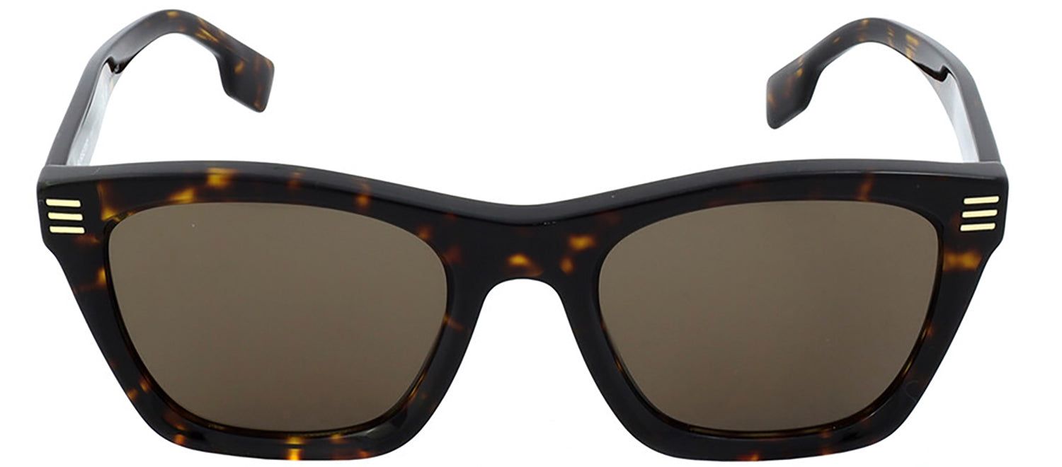 Burberry BE 4348 300273 Square Plastic Dark Havana Sunglasses with Dark Brown External treatments Lens sold by Gaffos product image thumbnail 2