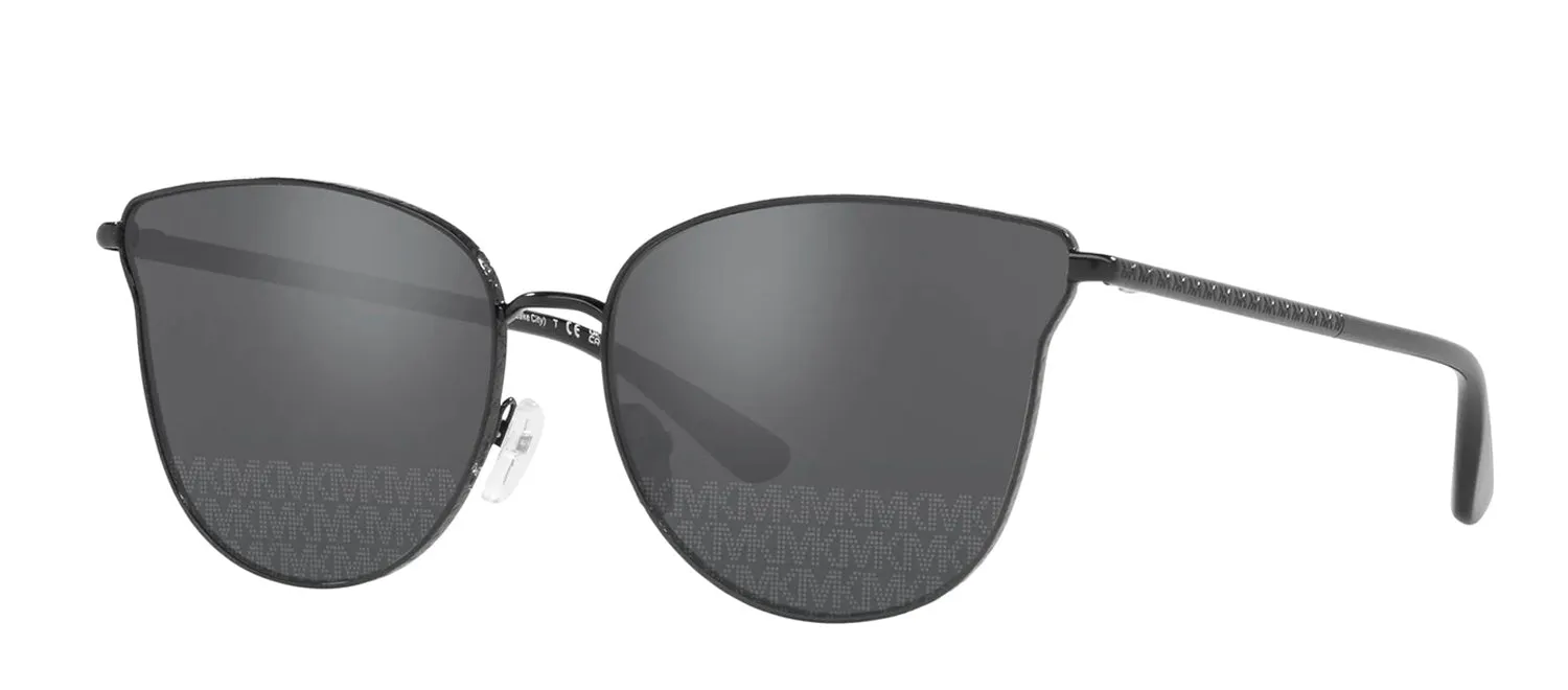 Michael Kors MK 1120 10056G Cat-Eye Metal Black Sunglasses with Grey Mirror Lens sold by Gaffos product image thumbnail 2