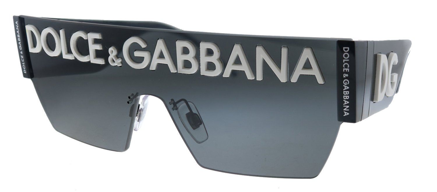 Dolce & Gabbana DG 2233 01/87 Square Metal Black Sunglasses with Grey Gradient Lens sold by Gaffos product image thumbnail 2