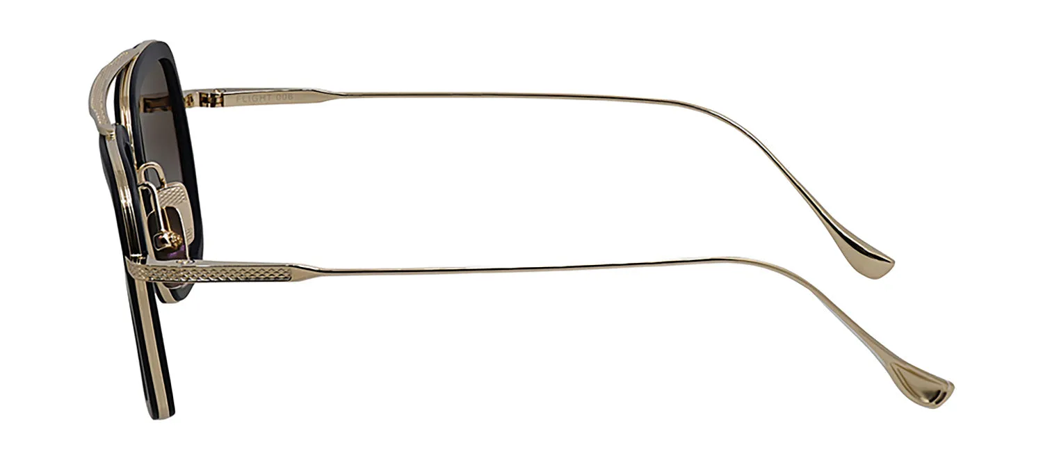 Dita Flight.006 DT 7806-B-BLK-GLD Aviator Metal Black Sunglasses with Dark Grey Gradient AR Lens sold by Gaffos product image thumbnail 3