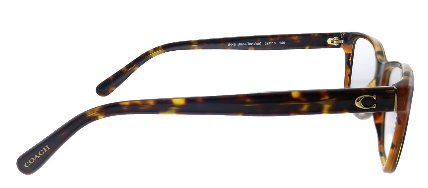 Coach HC 6129 5446 Rectangle Plastic Black Eyeglasses with Demo Lens sold by Gaffos product image thumbnail 3