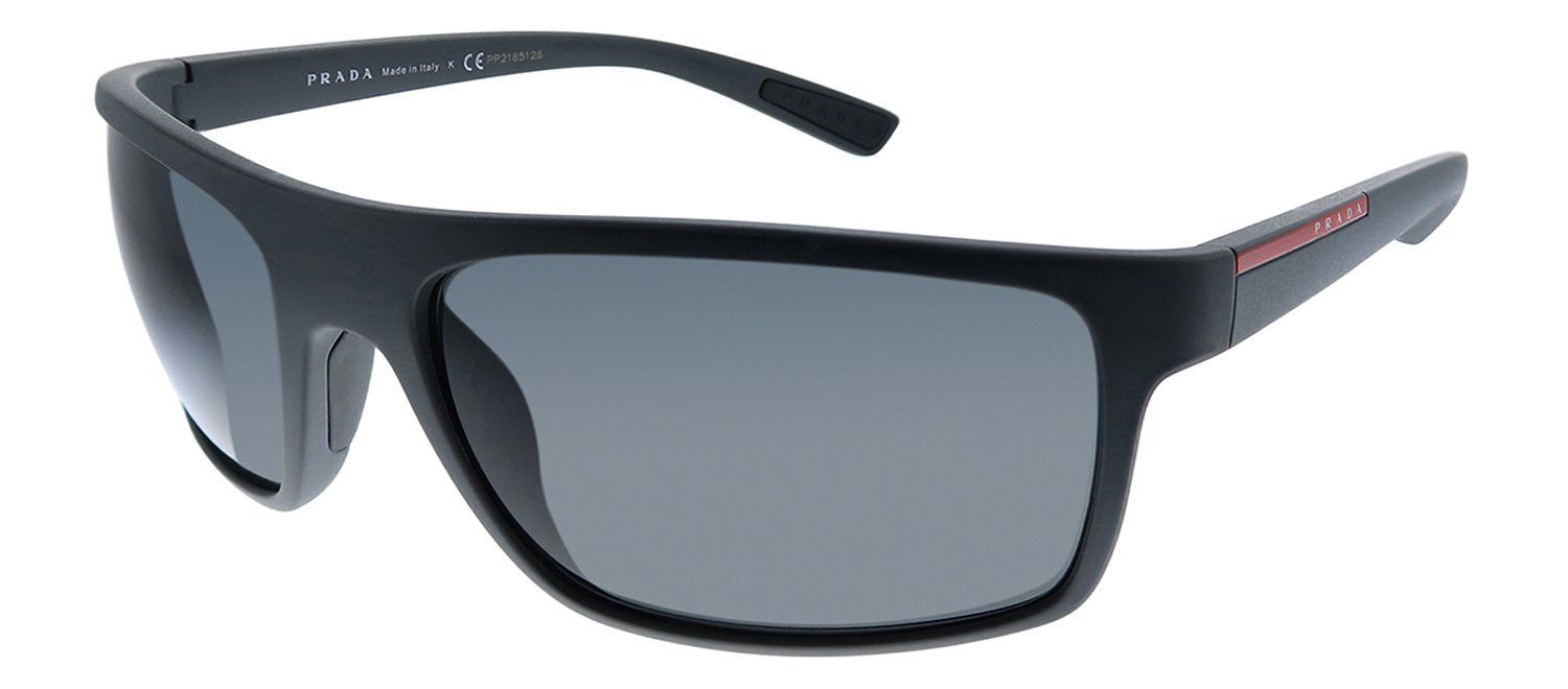 Prada Linea Rossa PS 11US OAS5S0 Rectangle Plastic Grey Sunglasses with Grey Lens sold by Gaffos product image thumbnail 2