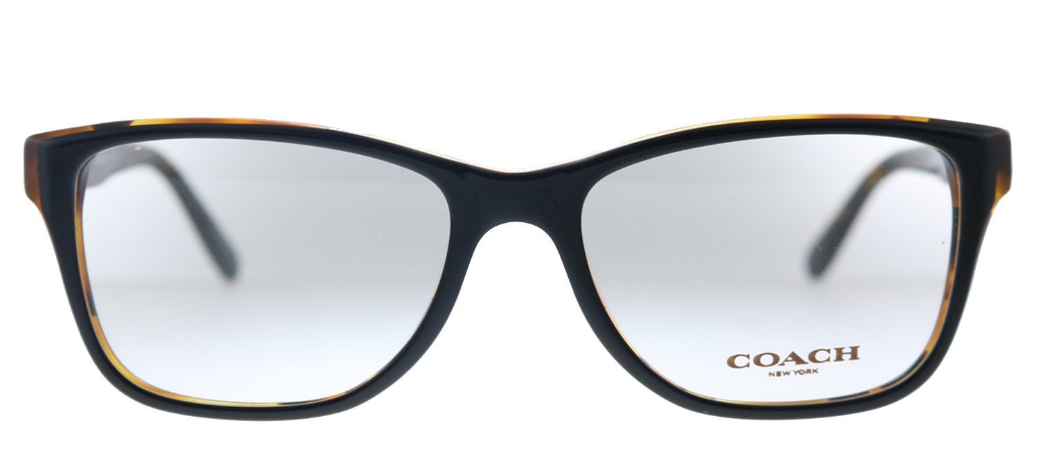 Coach HC 6129 5446 Rectangle Plastic Black Eyeglasses with Demo Lens sold by Gaffos