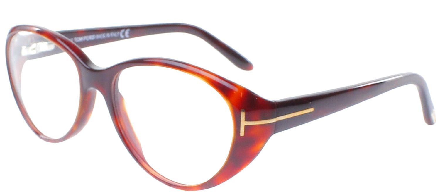 Tom Ford FT 5245 052 Cat-Eye Plastic Brown Eyeglasses with Demo Lens sold by Gaffos product image thumbnail 2