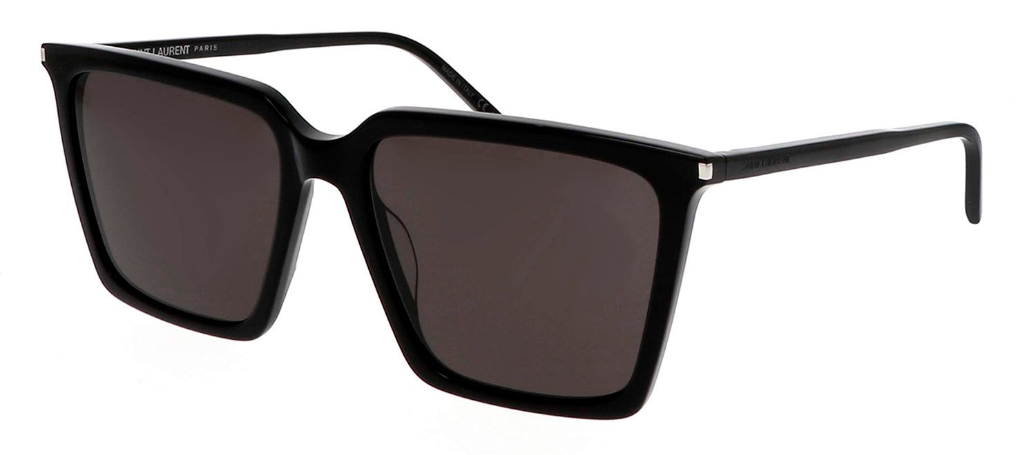 Saint Laurent SL 474S 1 Square Plastic Black Sunglasses with Grey Lens sold by Gaffos product image thumbnail 2