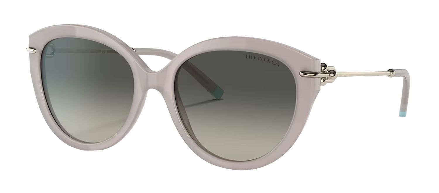 Tiffany & Co. TF 4187 834311 Cat Eye Metal Opal Grey Sunglasses with Gray Gradient Lens sold by Gaffos