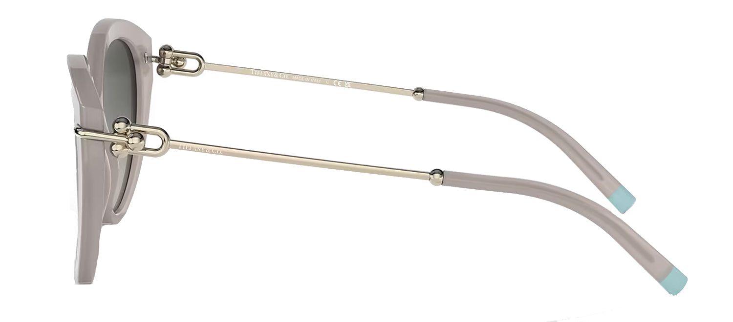 Tiffany & Co. TF 4187 834311 Cat Eye Metal Opal Grey Sunglasses with Gray Gradient Lens sold by Gaffos product image thumbnail 3