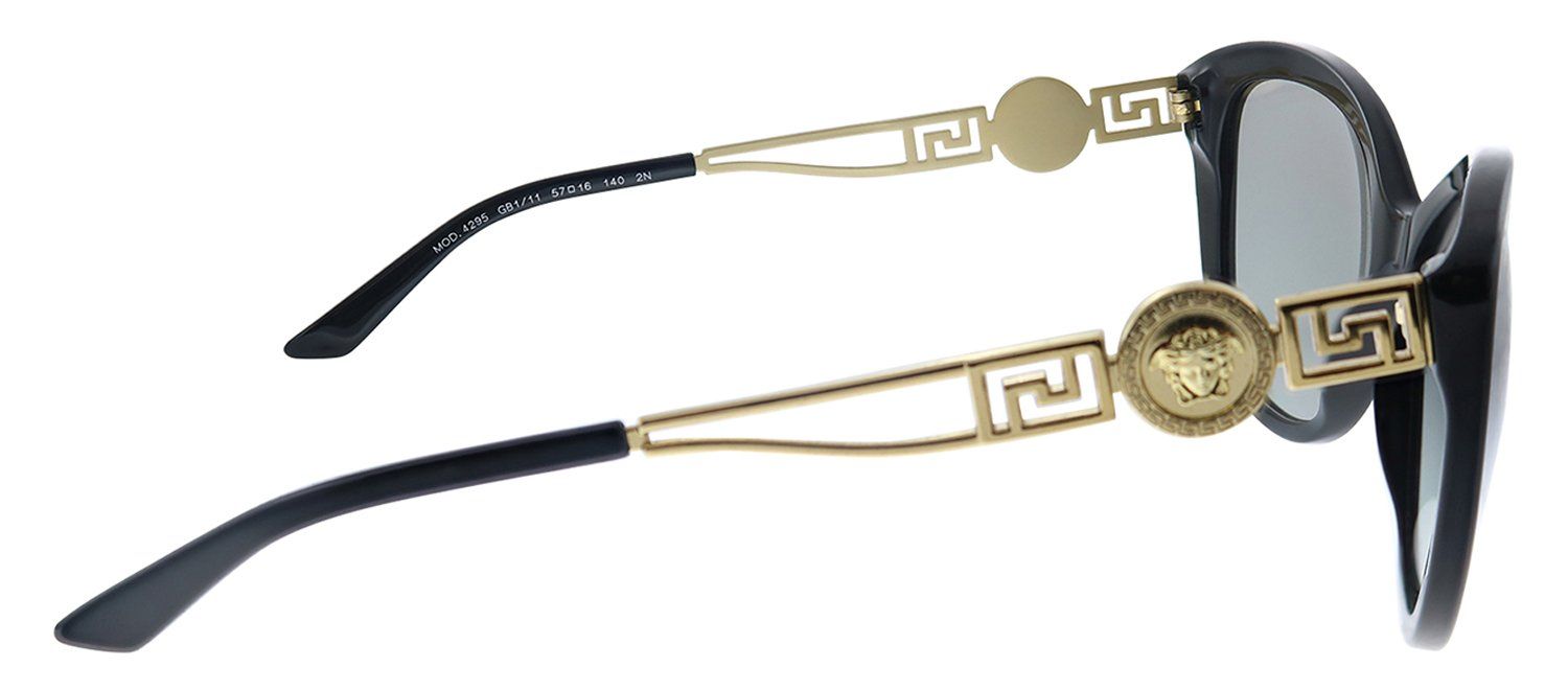Versace VE 4295 GB1/11 Cat-Eye Plastic Black Sunglasses with Grey Gradient Lens sold by Gaffos product image thumbnail 3