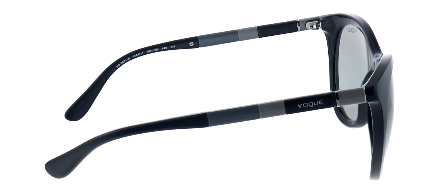 Vogue Eyewear VO 2971 W44/11 Round Plastic Black Sunglasses with Grey Lens sold by Gaffos product image thumbnail 3