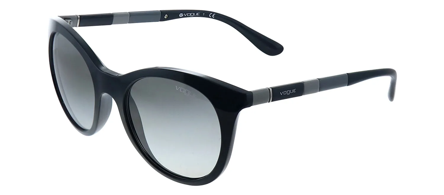 Vogue Eyewear VO 2971 W44/11 Round Plastic Black Sunglasses with Grey Lens sold by Gaffos product image thumbnail 2