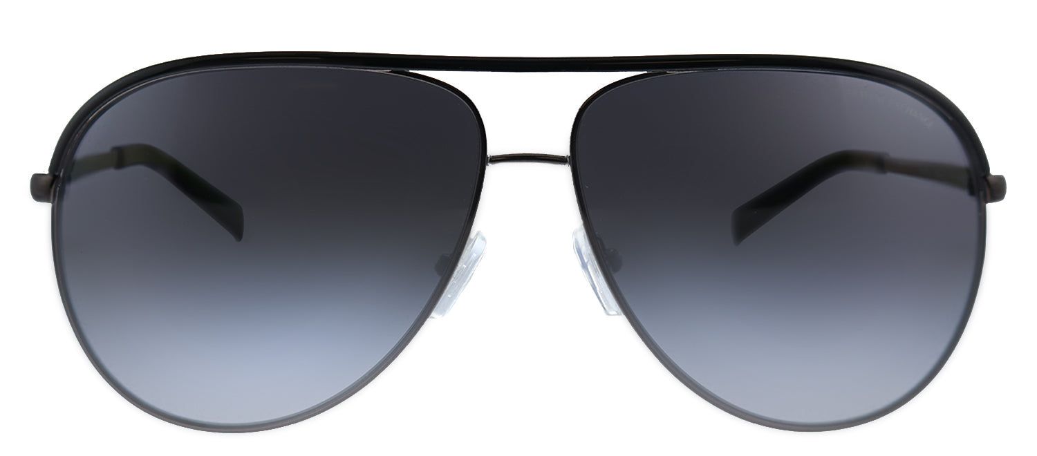 Armani Exchange AX 2002 6006T3 Aviator Metal Gunmetal Sunglasses with Grey Gradient Lens sold by Gaffos