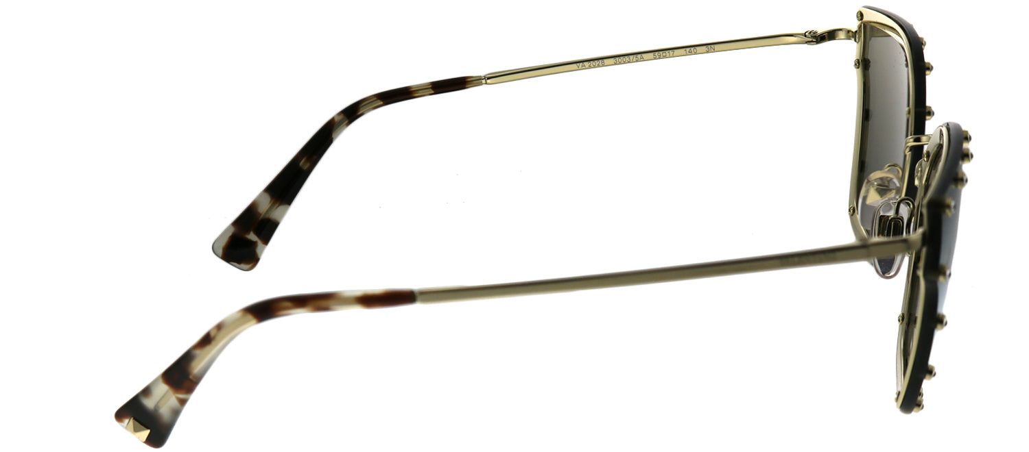 Valentino VA 2028 30035A Butterfly Metal Gold Sunglasses with Gold Mirror Lens sold by Gaffos product image thumbnail 3