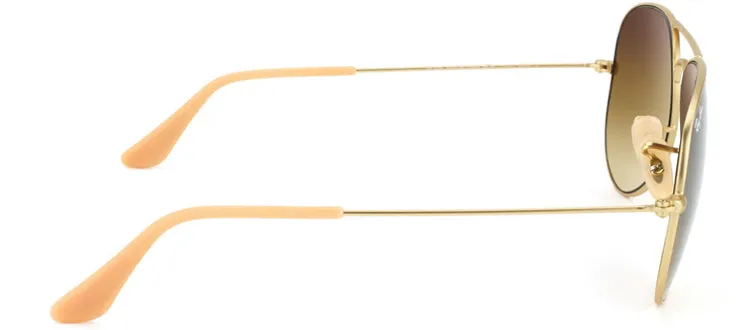 Ray-Ban RB 3025 112/85 Aviator Metal Gold Sunglasses with Brown Gradient Lens sold by Gaffos product image thumbnail 3