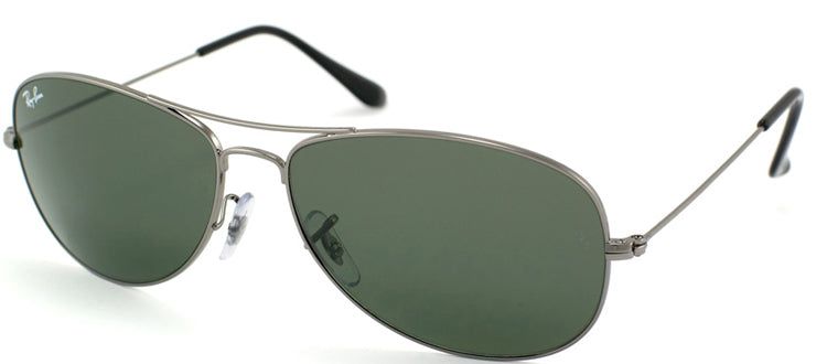 Ray-Ban RB 3362 004 Aviator Metal Ruthenium/ Gunmetal Sunglasses with Crystal Green Lens sold by Gaffos product image thumbnail 2