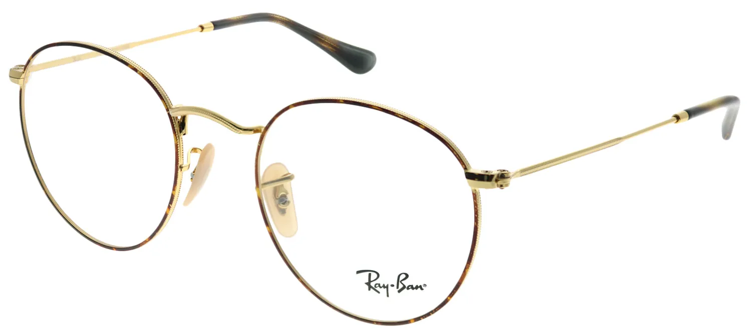 Ray-Ban RX 3447V 2945 Round Metal Gold Eyeglasses with Demo Lens sold by Gaffos product image thumbnail 2