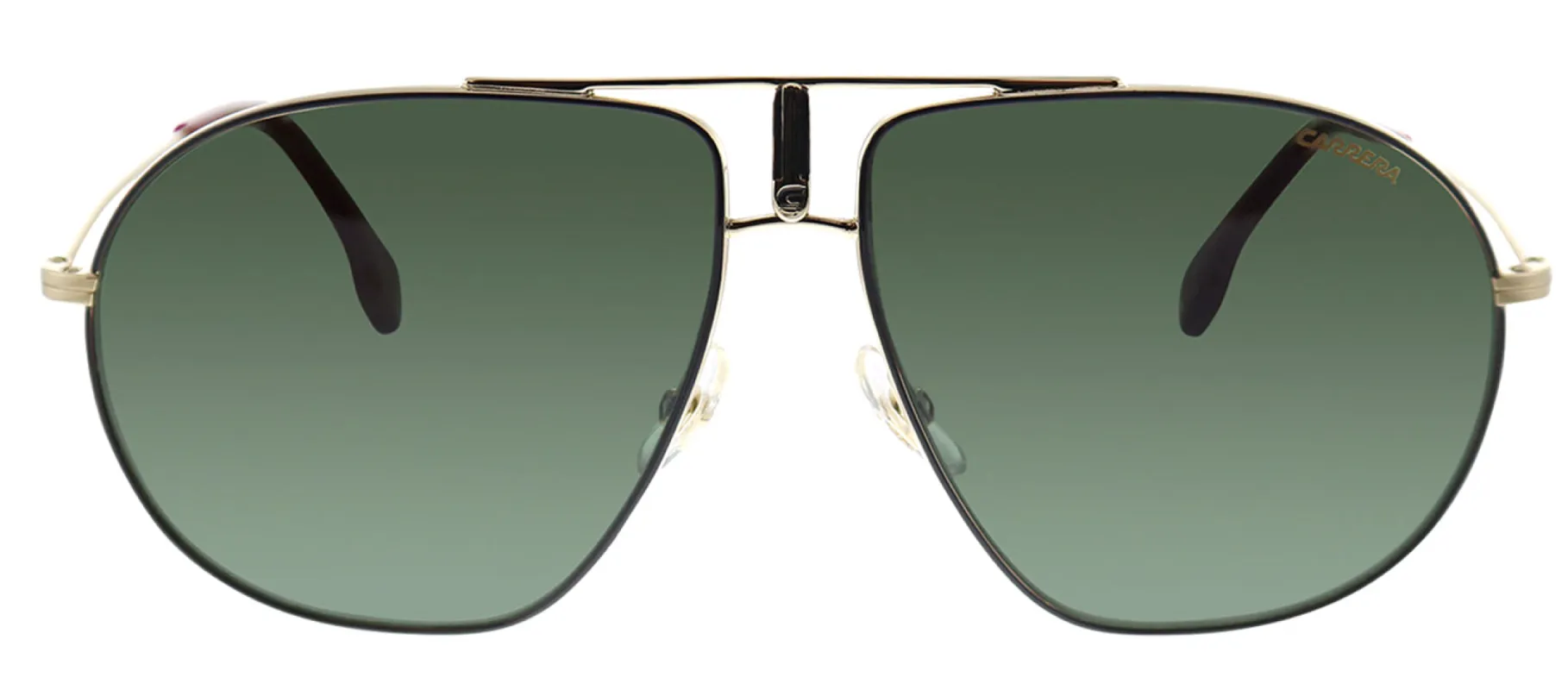 Carrera CA BOUND 01Q QT Aviator Metal Gold Sunglasses with Green Lens sold by Gaffos