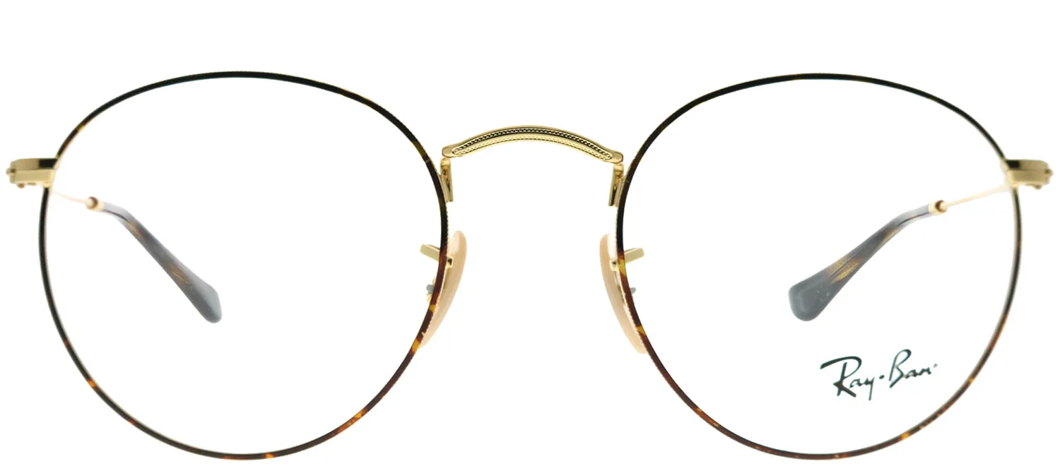 Ray-Ban RX 3447V 2945 Round Metal Gold Eyeglasses with Demo Lens sold by Gaffos