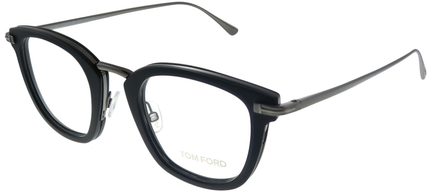Tom Ford FT 5496 005 Square Metal Black Eyeglasses with Demo Lens sold by Gaffos product image thumbnail 2