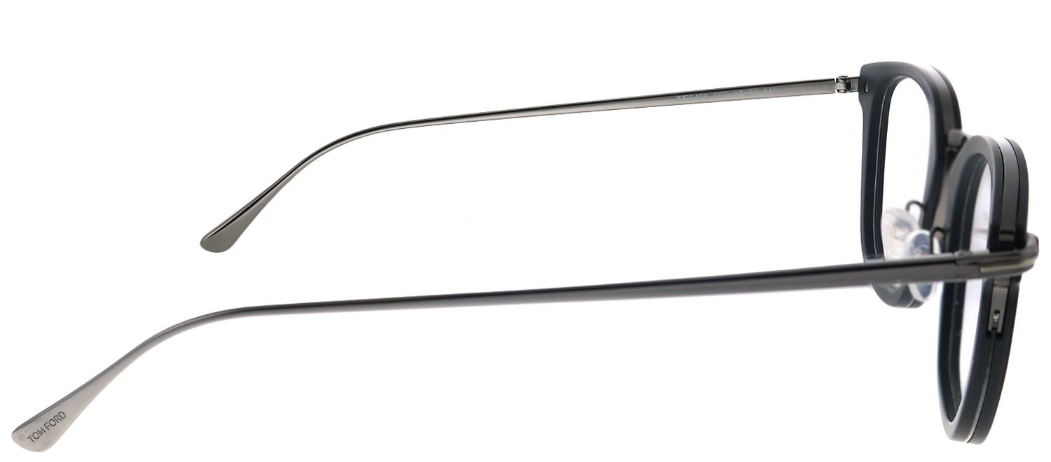 Tom Ford FT 5496 005 Square Metal Black Eyeglasses with Demo Lens sold by Gaffos product image thumbnail 3