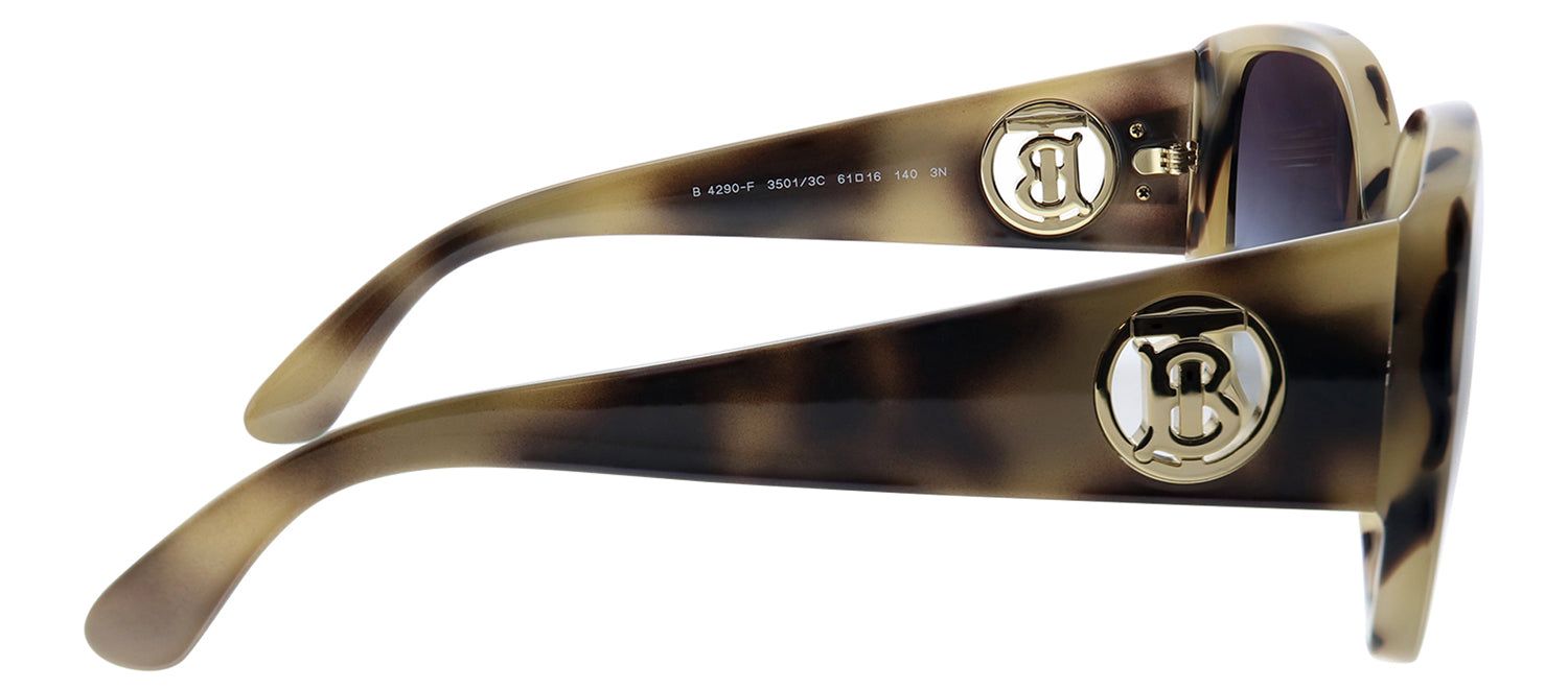 Burberry BE 4290F 35013C Square Plastic Black Sunglasses with Grey Gradient Lens sold by Gaffos product image thumbnail 3