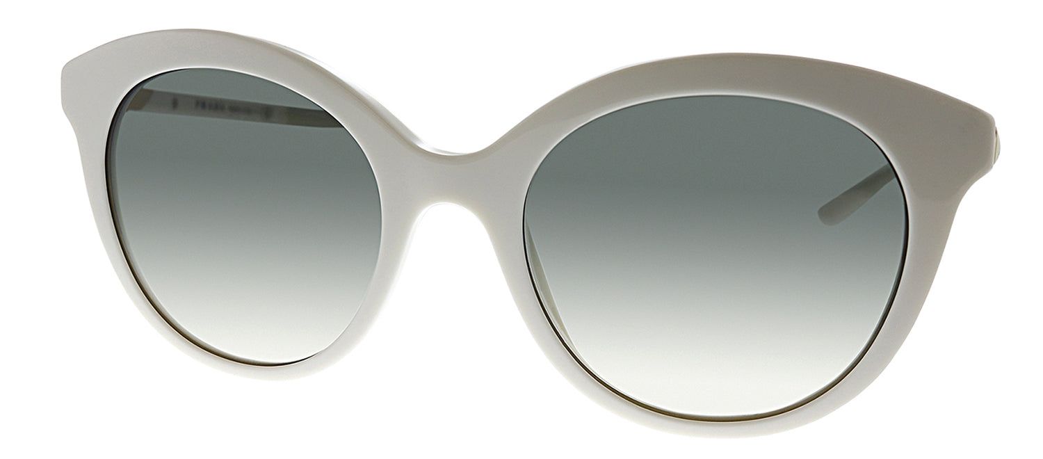 Prada PR 02YS 142130 Round Plastic White Sunglasses with Grey Gradient Lens sold by Gaffos product image thumbnail 2