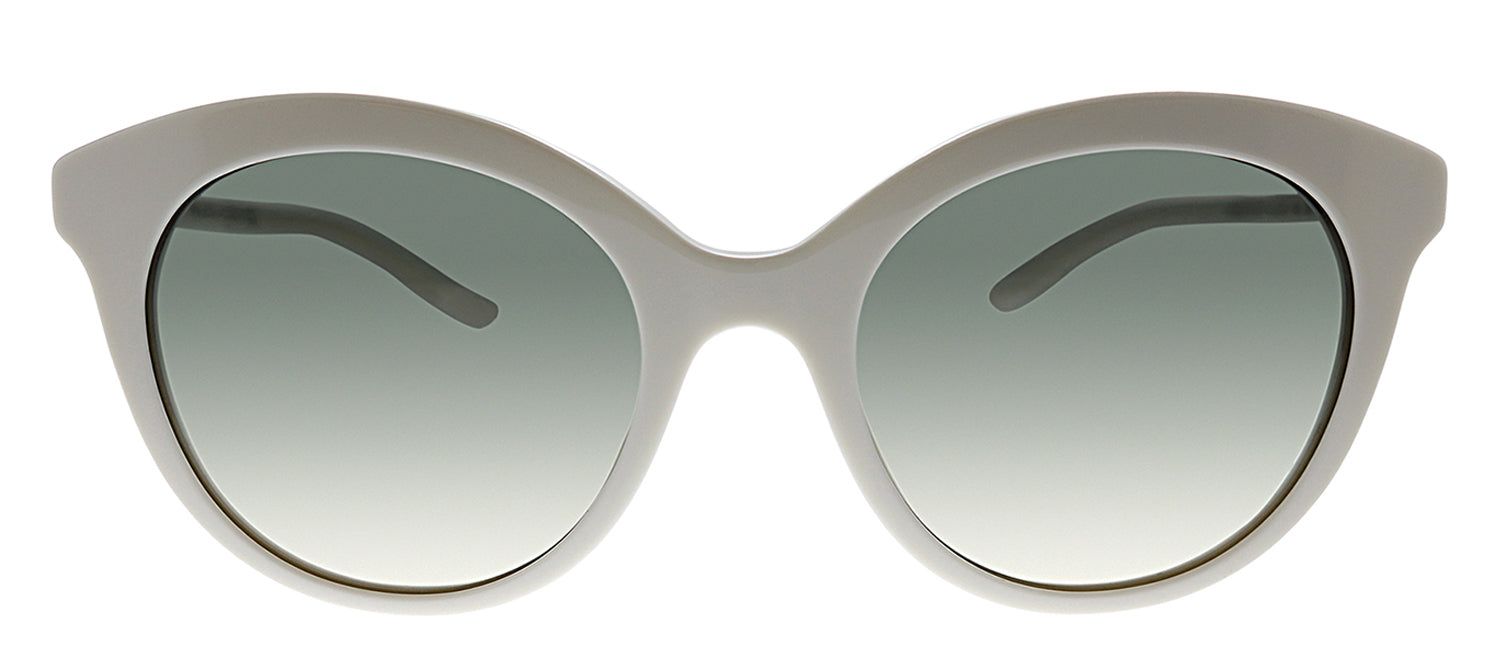 Prada PR 02YS 142130 Round Plastic White Sunglasses with Grey Gradient Lens sold by Gaffos