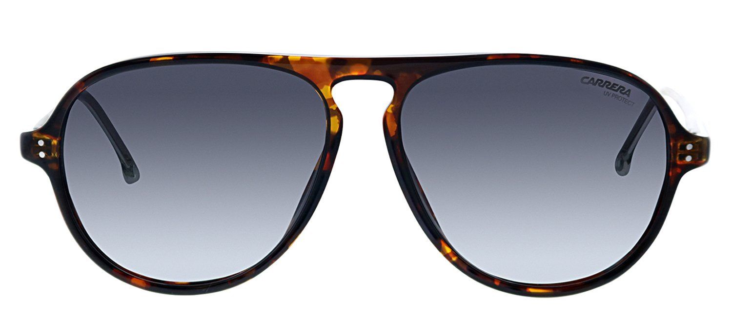 Carrera CA Carrera198 086 Aviator Plastic Havana Sunglasses with Grey Gradient Lens sold by Gaffos