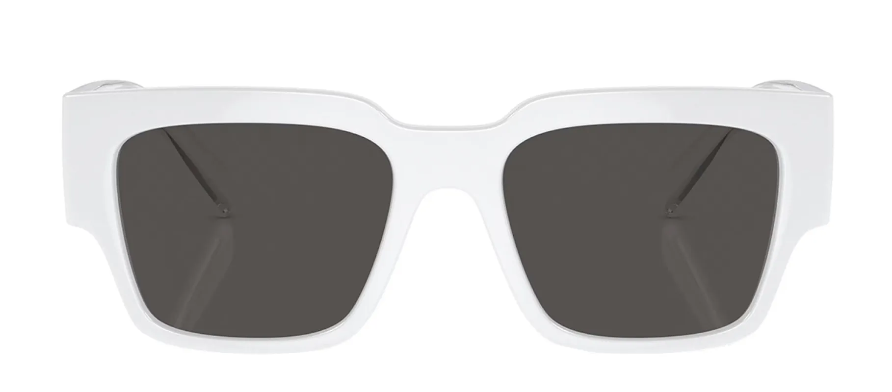 Dolce & Gabbana DG 6184 331287 Square Plastic White Sunglasses with Grey Lens sold by Gaffos