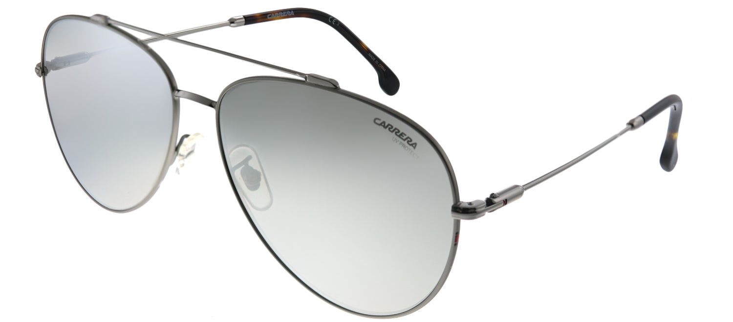 Carrera CA Carrera183/F/S 6LB Aviator Metal Ruthenium/ Gunmetal Sunglasses with Silver Mirror Lens sold by Gaffos product image thumbnail 2