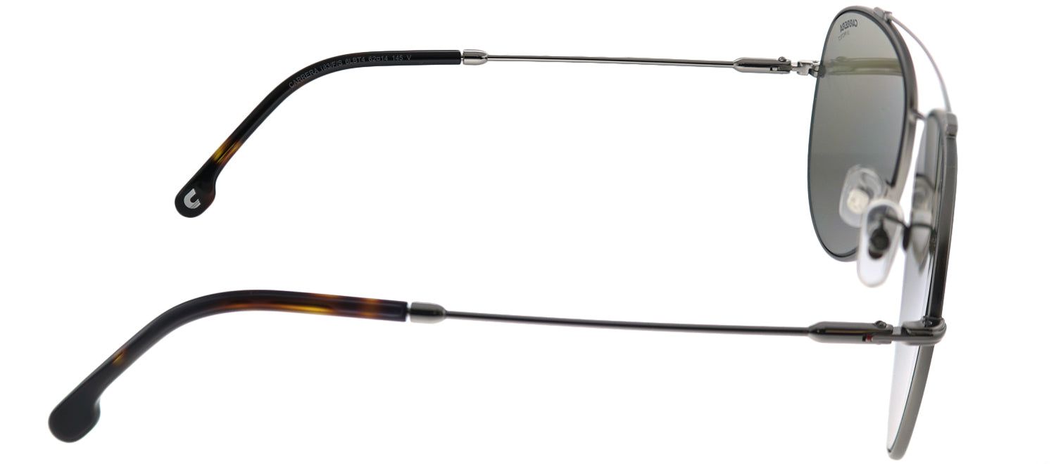 Carrera CA Carrera183/F/S 6LB Aviator Metal Ruthenium/ Gunmetal Sunglasses with Silver Mirror Lens sold by Gaffos product image thumbnail 3