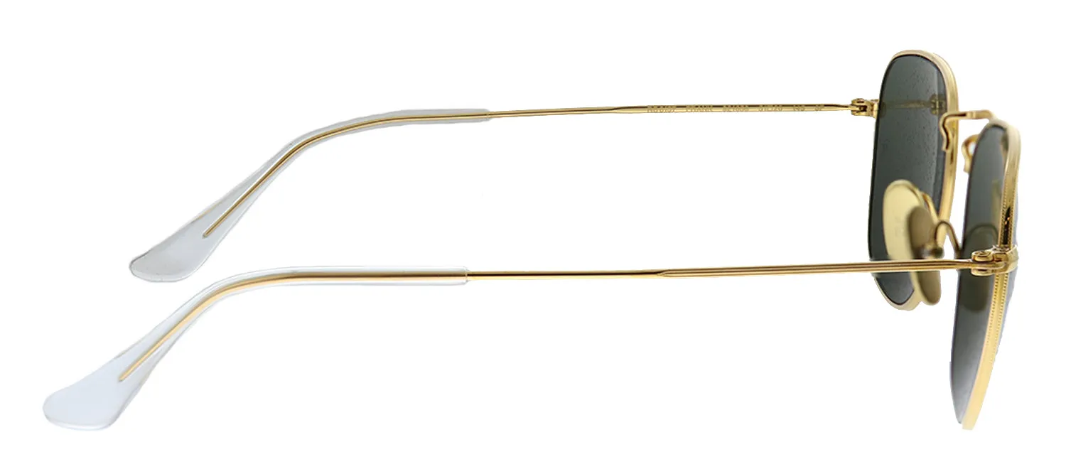 Ray-Ban FRANK RB 8157 921658 Square Metal Gold Sunglasses with Green Polarized Lens sold by Gaffos product image thumbnail 3