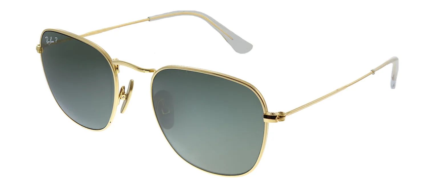 Ray-Ban FRANK RB 8157 921658 Square Metal Gold Sunglasses with Green Polarized Lens sold by Gaffos product image thumbnail 2
