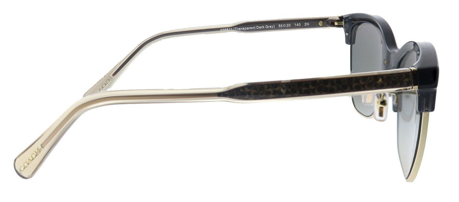 Coach L1113 HC 8277 556611 Square Plastic Black Sunglasses with Grey Gradient Lens sold by Gaffos product image thumbnail 3