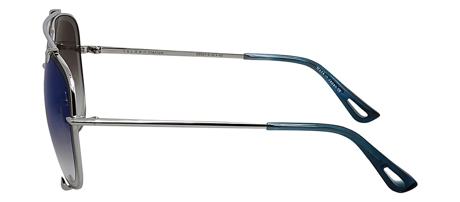 Dita DT 23007 E-SLV Aviator Metal Silver Sunglasses with Blue Gradient Lens sold by Gaffos product image thumbnail 3