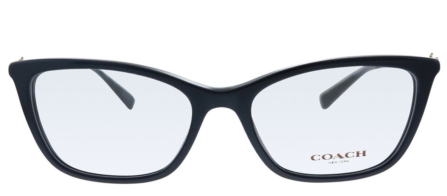 Coach HC 6107 5486 Rectangle Plastic Black Eyeglasses with Demo Lens sold by Gaffos