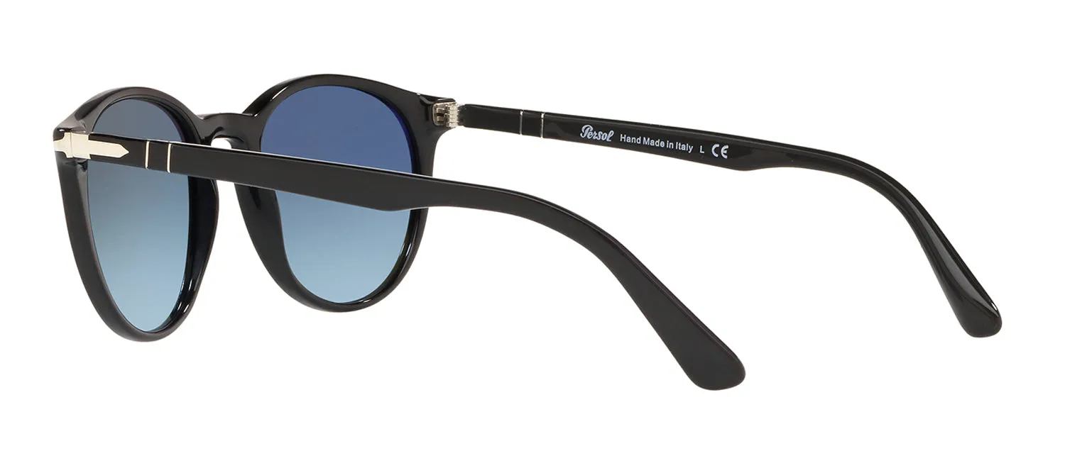 Persol PO 3152S 9014Q8 Round Plastic Black Sunglasses with Blue Gradient Lens sold by Gaffos product image thumbnail 5