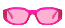 Versace VE 4361 5334/5 Geometric Plastic Pink Sunglasses with Pink Lens sold by Gaffos