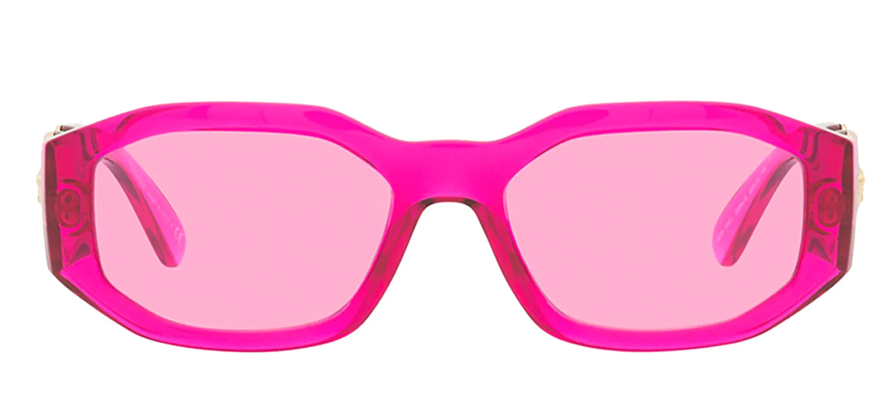 Versace VE 4361 5334/5 Geometric Plastic Pink Sunglasses with Pink Lens sold by Gaffos