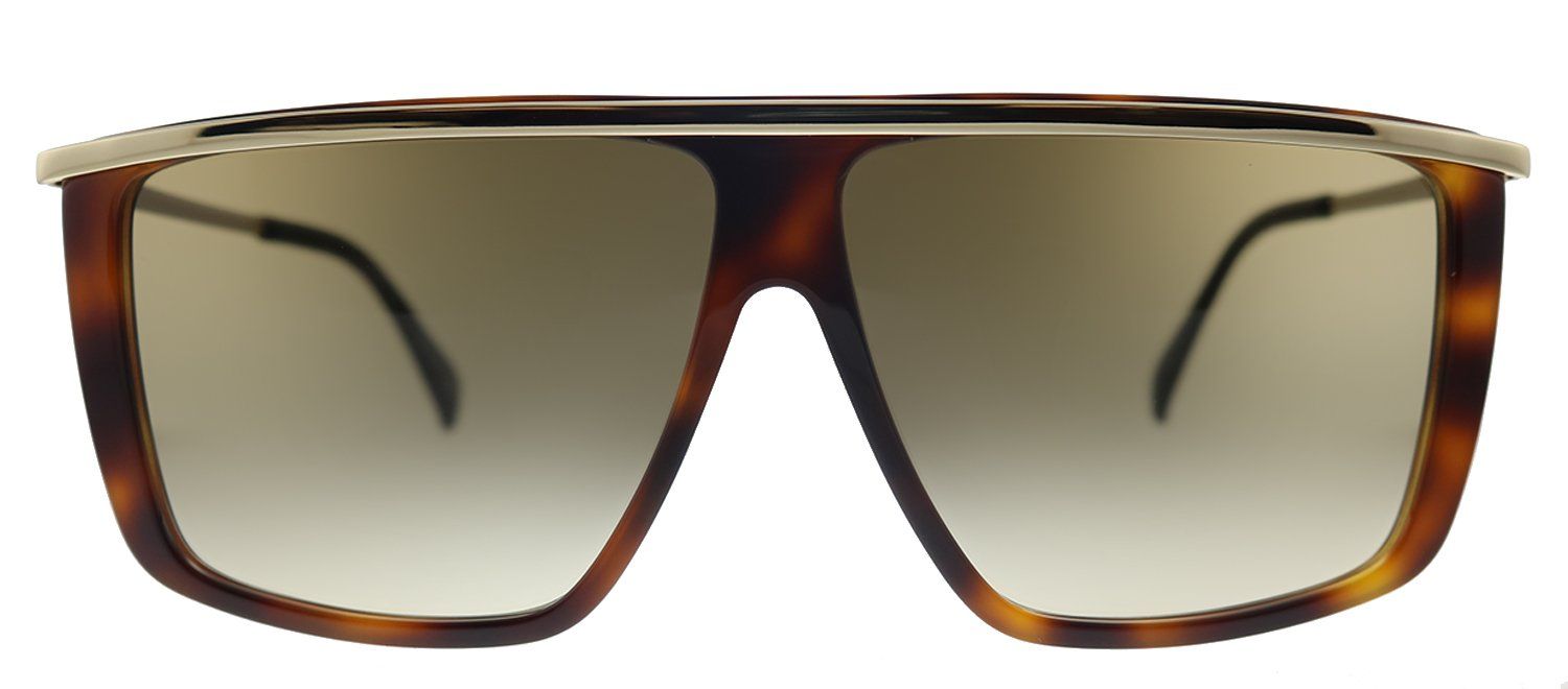 Givenchy GV 7146/G/S 2IK HA Rectangle Plastic Havana Gold Sunglasses with Brown Gradient Lens sold by Gaffos