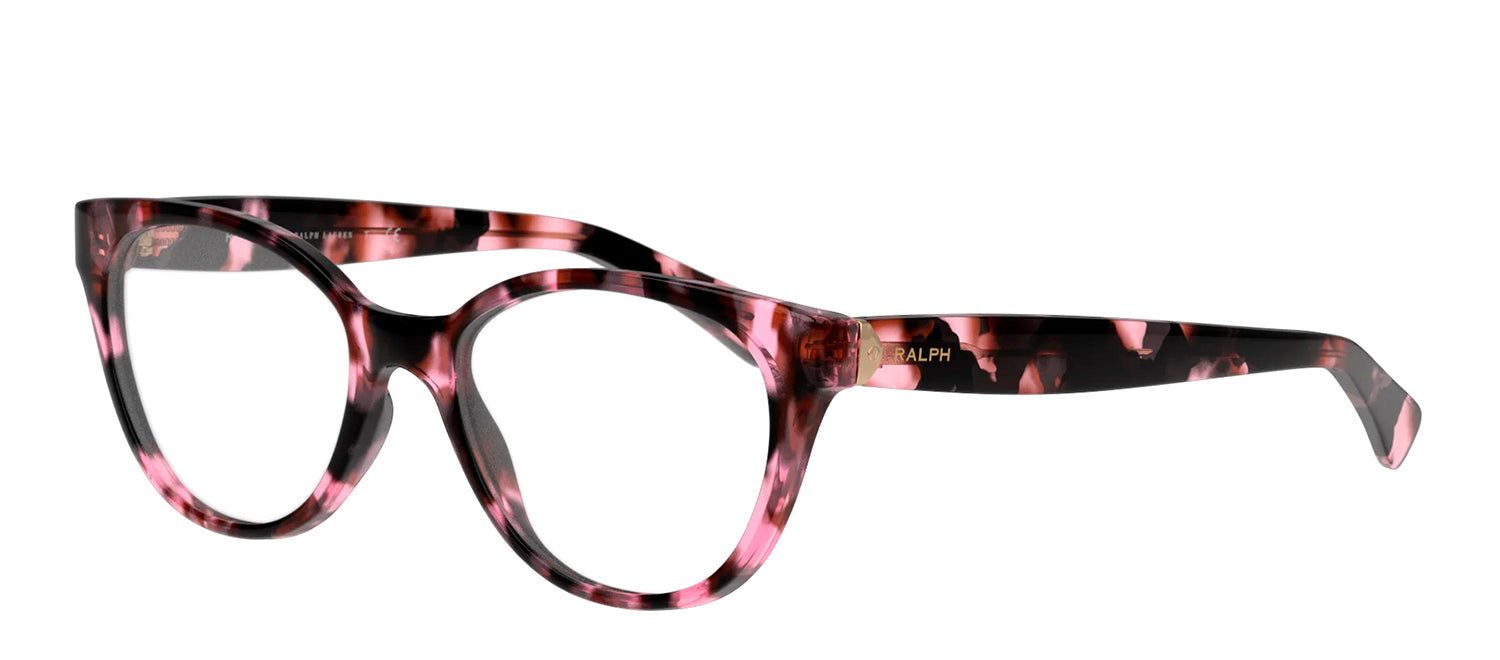 Ralph Lauren RA 7103 1693 Butterfly Plastic Pink Eyeglasses with Logo Stamped Demo Lens sold by Gaffos product image thumbnail 2