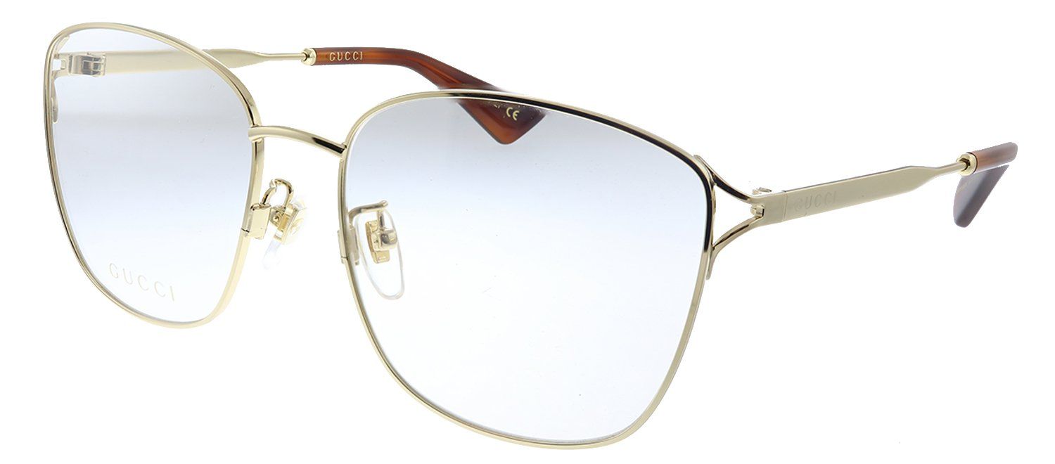 Gucci GG 0819OA 001 Square Metal Gold Eyeglasses with Demo Lens sold by Gaffos product image thumbnail 2