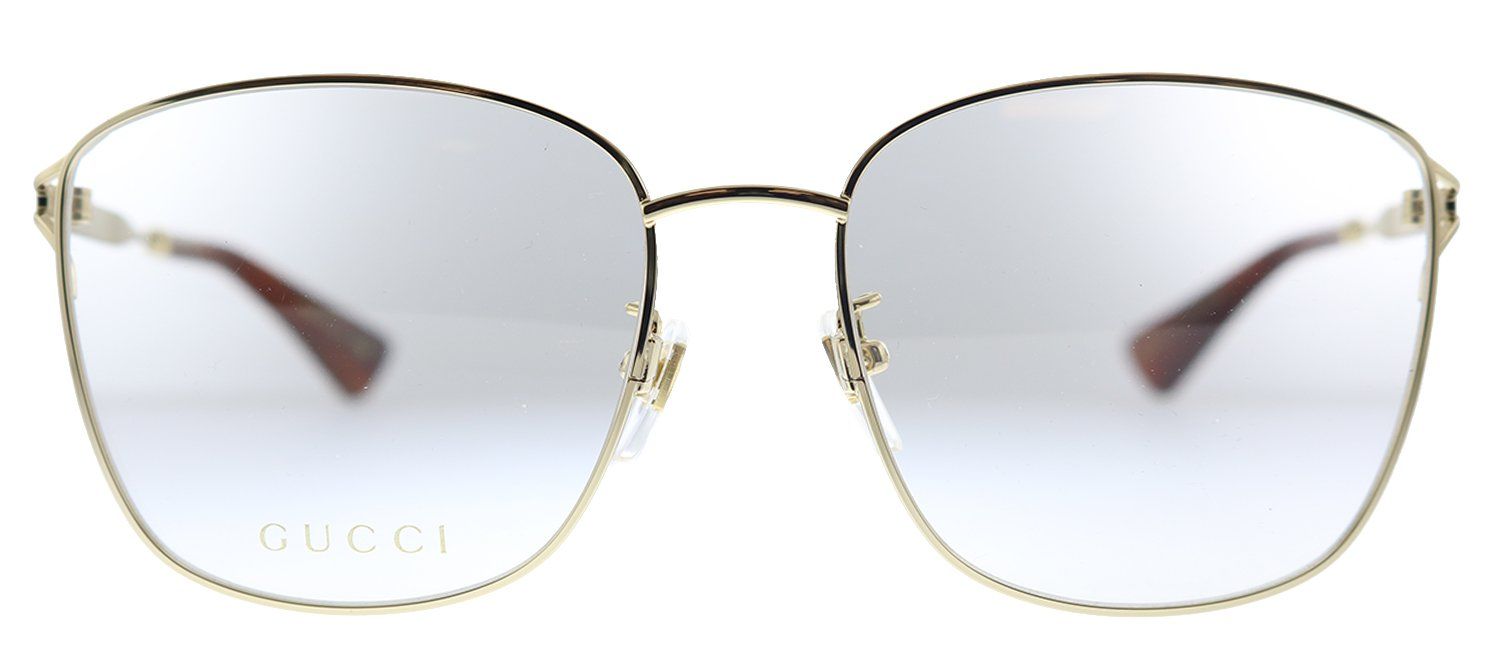 Gucci GG 0819OA 001 Square Metal Gold Eyeglasses with Demo Lens sold by Gaffos