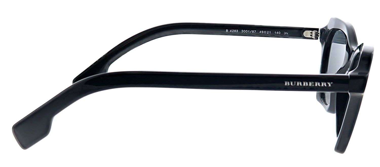 Burberry BE 4283 300187 Square Plastic Black Sunglasses with Grey Lens sold by Gaffos product image thumbnail 3