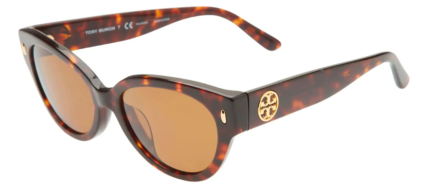 Tory Burch TY 7168U 172883 Cat-Eye Plastic Tortoise Sunglasses with Brown Polarized Lens sold by Gaffos product image thumbnail 2