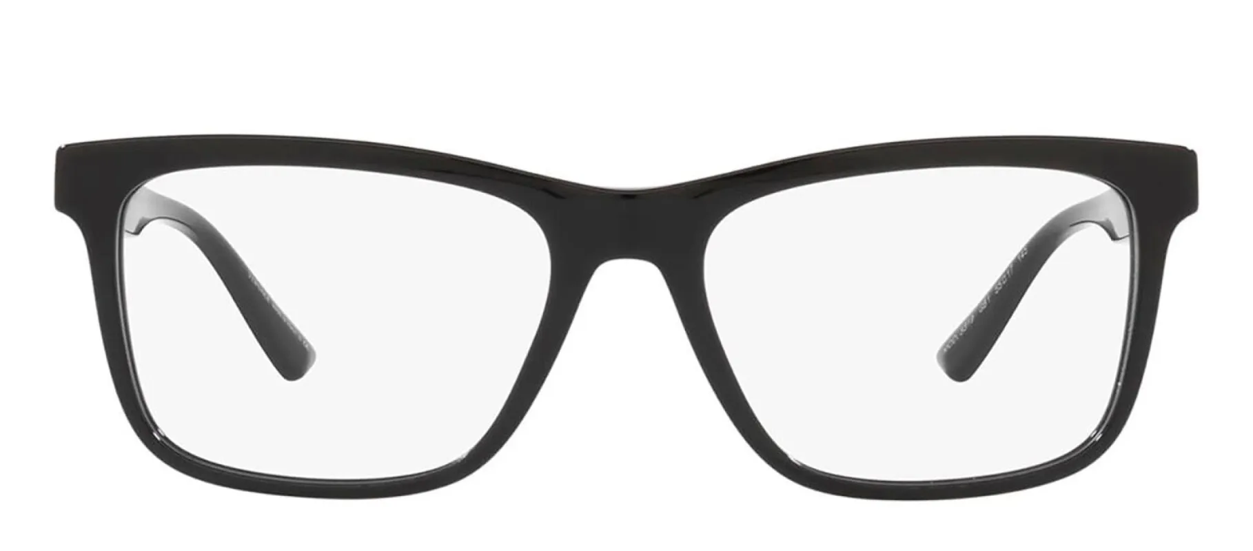 Versace VE 3319 GB1 Square Plastic Black Eyeglasses with Logo Stamped Demo Lenses sold by Gaffos