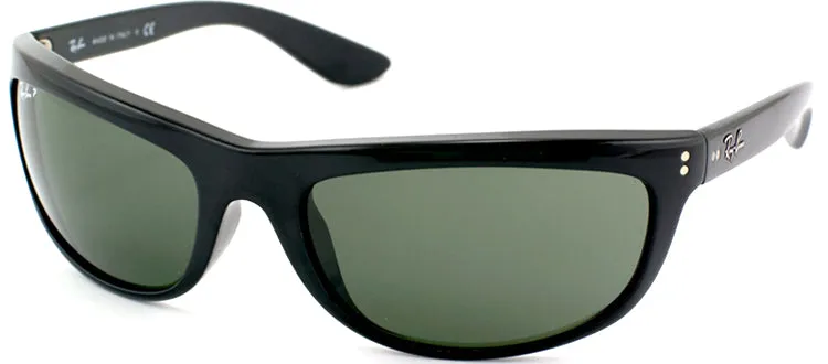 Ray-Ban Balorama RB 4089 601/58 Sport Plastic Black Sunglasses with Grey / Green Polarized Lens sold by Gaffos product image thumbnail 2